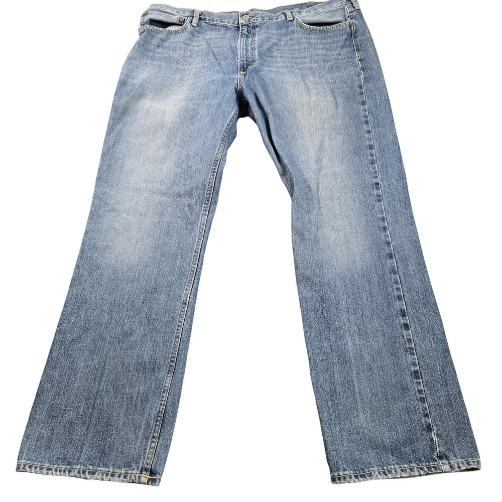 Polo Ralph Lauren Classic Boot Jeans Mens 43x32 (tag 42x30) Light Wash Denim